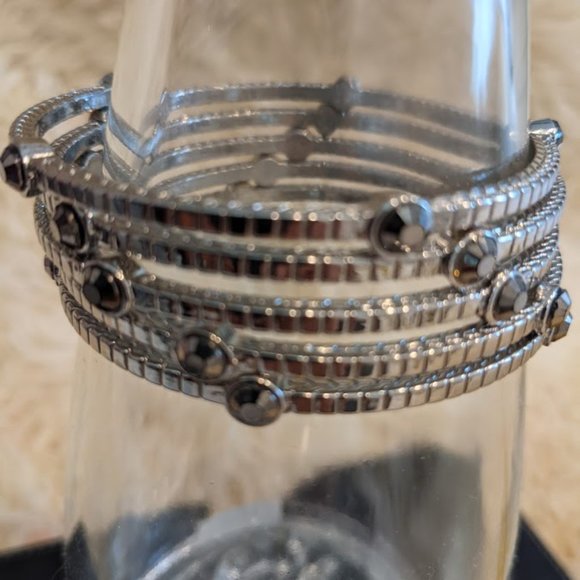 Bracelet  5 in 1 with studded beads - Picture 4 of 4